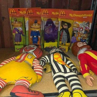 6040 • (7) mcdonald & burger king vintage toys