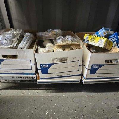5076 • (3) boxes of light bulbs
