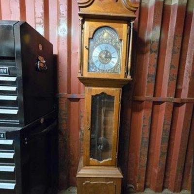 6076 • silent westm. western germany grandfather clock