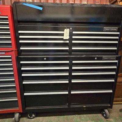 6074 • craftsman two piece rolling tool box