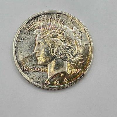 1310 • 1924 silver peace dollar