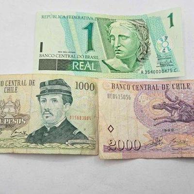 1700 • (3) foreign currency bills