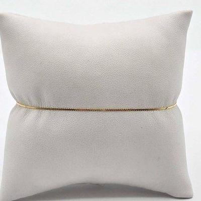 708 • 14k gold bracelet, .6g