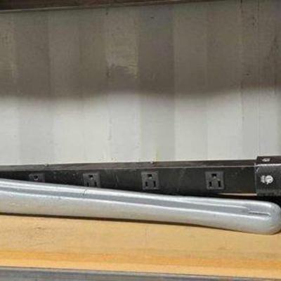 5140 • pipe wrench & 12"ft outlet power strip