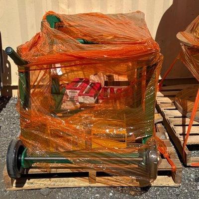 95008 • 2 industrial dollies with hardware and screws