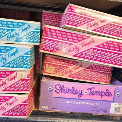 6014 • (14) shirley temple collector dolls