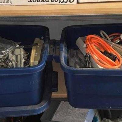 5098 • phones, charger, lanterns, labeler, extension cord & more