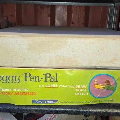 6030 • peggy pen pal & ships wheel clock