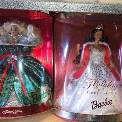 6064 • over (15) barbies, ken & accessories