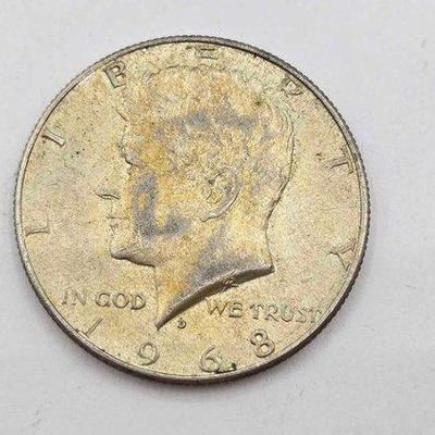 1414 • 1968 kennedy half dollar 90% silver