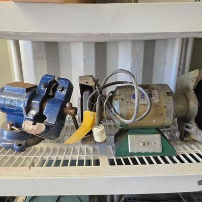 5028 • multi purpose bench vise & electric motor