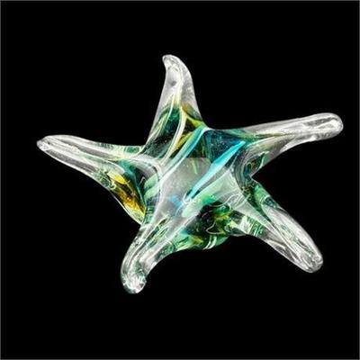 Lot 013 
Blown Glass Starfish Paperweight