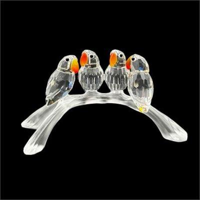 Lot 028   
Swarovski Crystal Baby Lovebirds # 199123