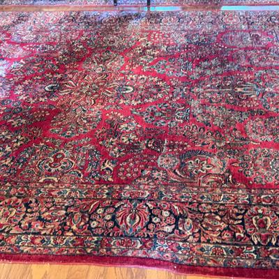 Antique Wool Area Rug – 14' x 9'