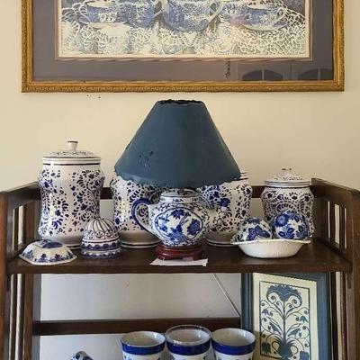 Blueware Wall Art, Lamp, Canisters & Dishware Featuring Delft