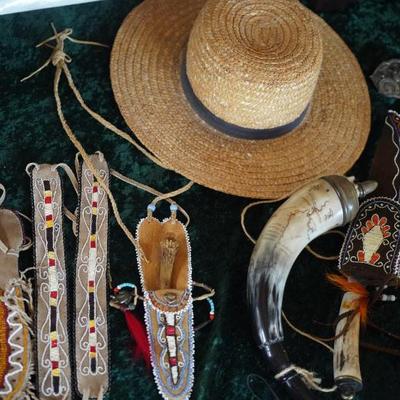 Revolutionary War Reenactment clothing and accessories "Mountain Man." also a Patriot outfit. 