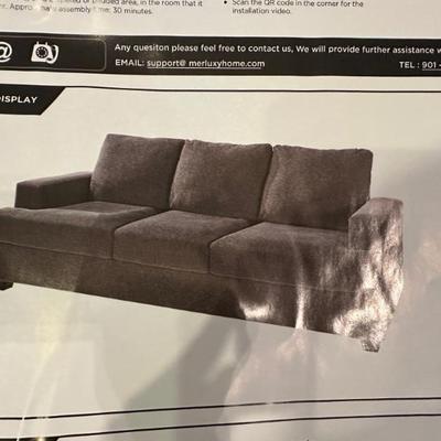 New sofa in the box