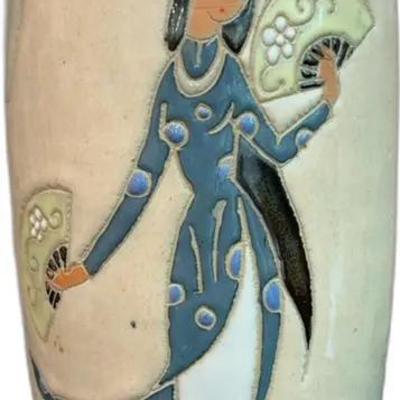 Mid-Century Asian Ceramic Vase
