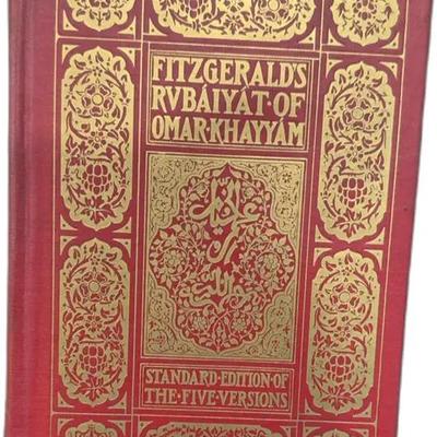 Sale Photo Thumbnail #130: Fitzgerald's Rubaiyat of Omar Khayyam, Boston Publishers The Page Company, 1916
