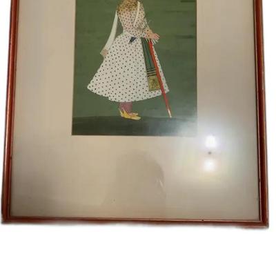 Sale Photo Thumbnail #128: Indian Miniature Painting Framed
