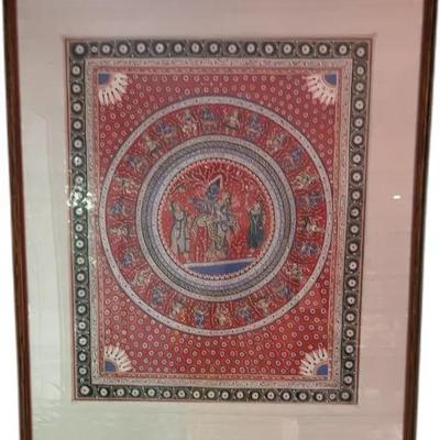 Sale Photo Thumbnail #76: Antique Indian Painting
