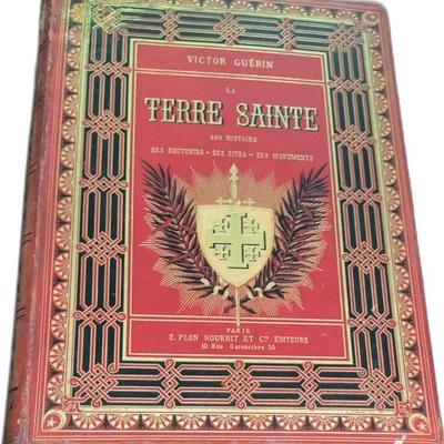 Sale Photo Thumbnail #121: La Terre Sainte by Victor Guérin Set of Two Books, Sold as Set
