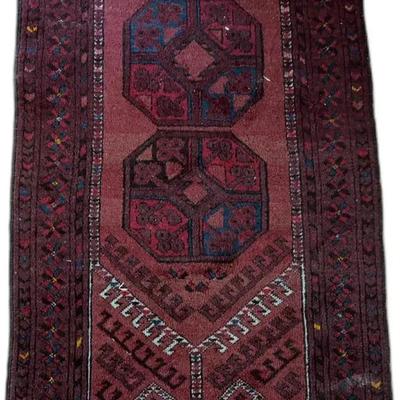 Sale Photo Thumbnail #85: Vintage Hand-Knotted Oriental Rug - 42” x 28”
