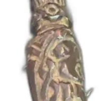 Sale Photo Thumbnail #113: Antique 19th Century Ritual Dagger/Phurba, Tibet, Carved Wood
