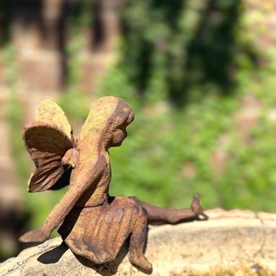 Cast Iron Small Garden Statues 