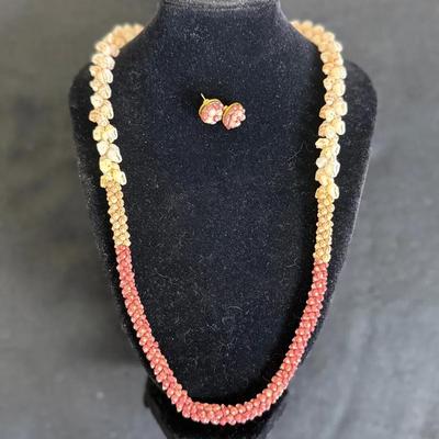 Niihau Lei And Earrings