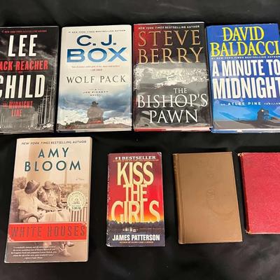 Thriller Novels and Various Titles: A Minute To Midnight, White Houses, Kiss The Girls    
