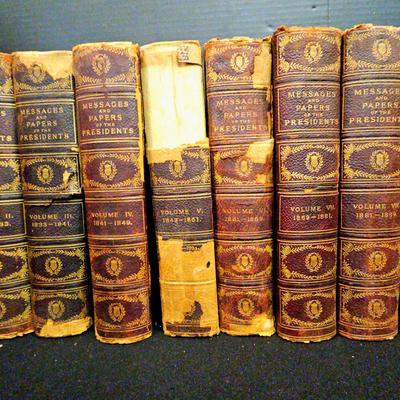 ANTIQUE HARDCOVER COLLECTION "Messages and Papers of the Presidents" ALL 10 Volumes [Published 1899]
