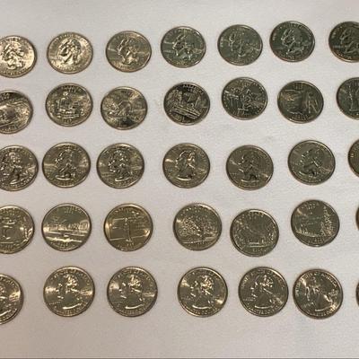 45 Coin Statehood Quarter Uncirculated-60 (Set #2)
