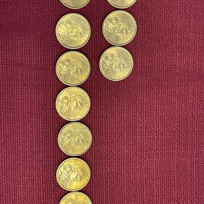 Sacagawea Dollar Coins 2000-P, 2000-D