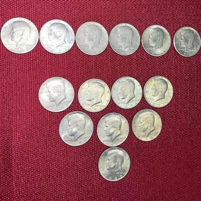 Kennedy Half Dollar 1971, 1972, 1973, 1974, 1977, 1978, 1980, 1985
