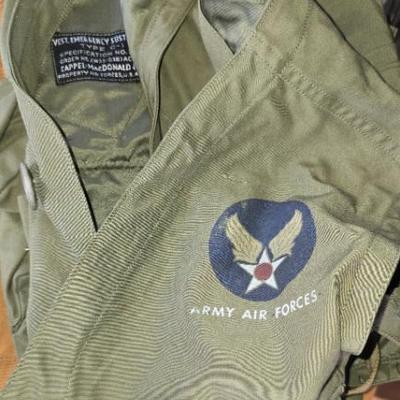 WW2 Army Air Force emergency sustenance vest