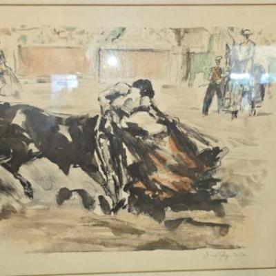 Bullfighting print