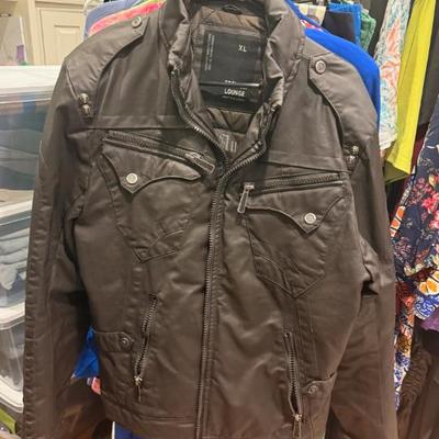 Men’s leather coat