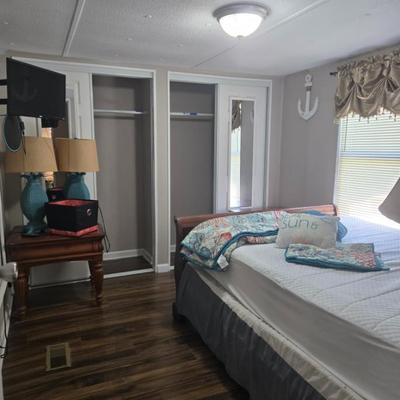 Queen Sleigh Bed and Mattress. 