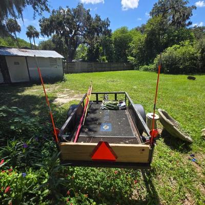 5 x 8 trailer- new tires & electrical