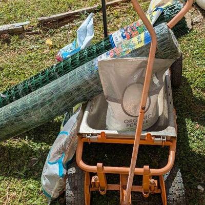 Worx Multi-Function Wagon with Seed, Fertilizer & Fencing