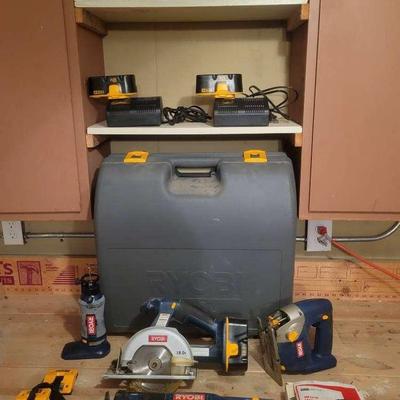 Ryobi 18V ONE+ Cordless Power Tool Collection with Chargers