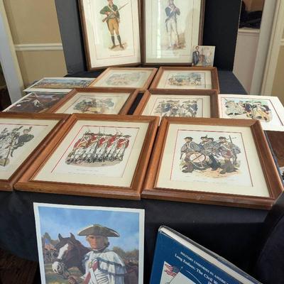 Collection of Revolutionary War Military Prints – Desvarreux-Larpenteur, McBarron & Wilson