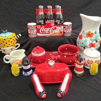 Coca-Cola Collectibles, Pioneer Woman Kitchenware & Babs Teapot