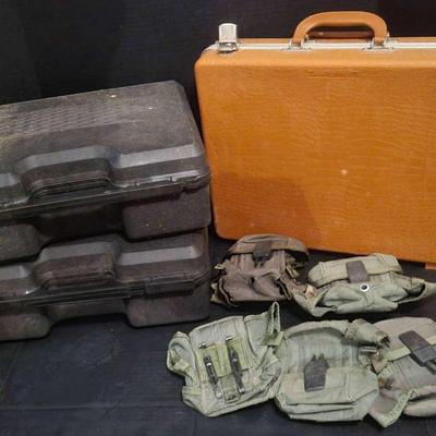 Military Magazine Pouches & Gun Cases Collection