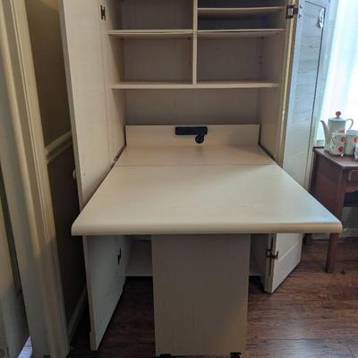 Storage Craft Armoire w/ Drop Leaf 