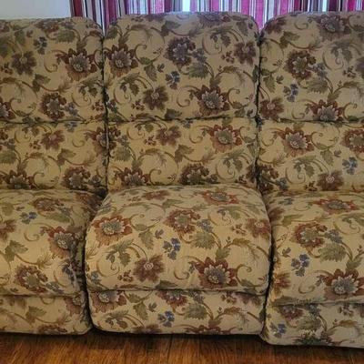 Floral Reclining Sofa