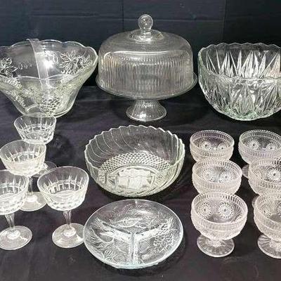 Vintage Glassware Collection with Anchor Hocking, Crystal D’Arques & More