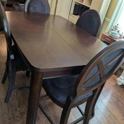 Solid Wood Table & Four Chairs