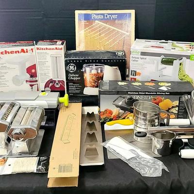 KitchenAid Pasta Makers, GE Chopper, Spiral Cutter & More